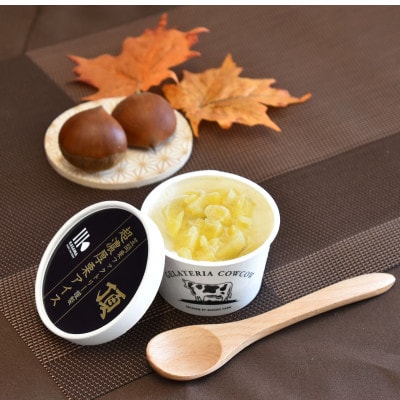 茨城県「笠間の栗」使用　頂 超濃厚栗アイス 計6個 セット【配送不可地域：離島・沖縄県】