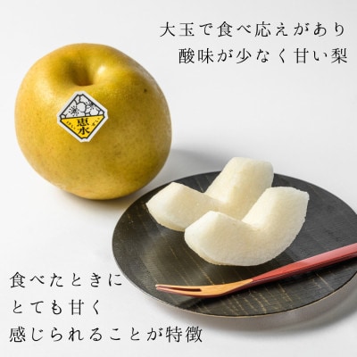茨城県産　恵水梨　秀品または優品(5～7玉入り・約2.8kg)【2026年9月上旬以降順次発送】【配送不可地域：離島・沖縄県】