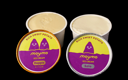 茨城県産さつまいも(べにはるか)moymoアイス2種食べくらべセット(12個入り)【配送不可地域：離島・沖縄県】
