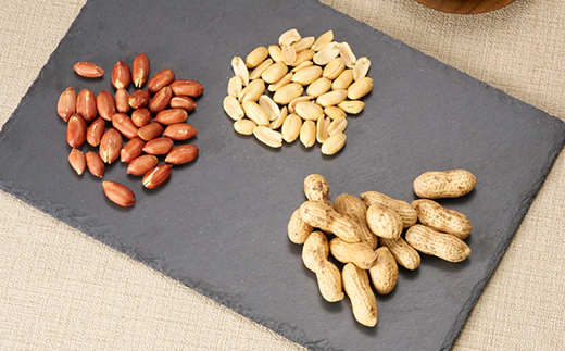 筑波山麓 落花生3種・豆菓子3種セット【配送不可地域：離島・沖縄県】