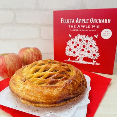 りんご園で焼いた ぜいたくアップルパイ 1ホール【配送不可地域：離島・沖縄県】