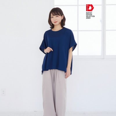 モーハウスの防災授乳服(吸水速乾Tシャツ)(ネイビー)【配送不可地域：離島・沖縄県】