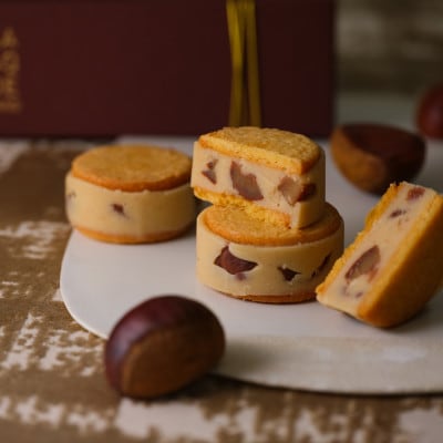 バスク・バターサンド　笠間栗　3個セット【配送不可地域：離島・沖縄県】