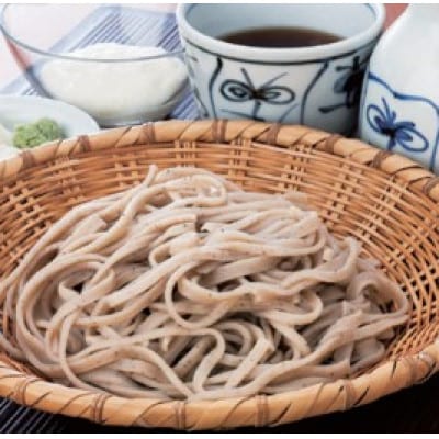 〈めん工房 ほさか〉 そば屋の手打ちそばセット(自然薯付き) 9食入り【配送不可地域：離島・沖縄県】