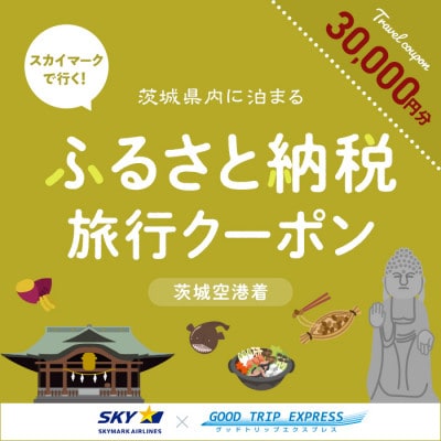 スカイマークで行くダイナミックエクスプレス 茨城空港行き(30,000円分)【配送不可地域：離島・沖縄県】