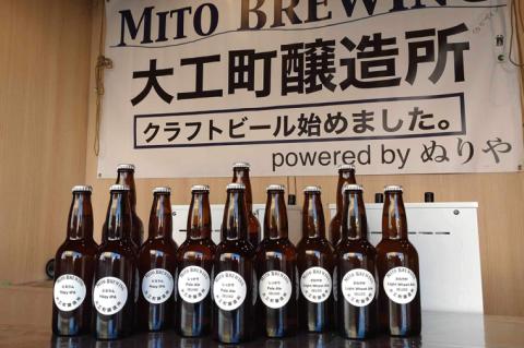 第１回水戸さきがけビジネス大賞 優秀賞受賞！【ぬりや】クラフトビール12本詰め合わせ【お酒 クラフトビール ビール ふるさと納税 水戸市 茨城県】（GW-2）