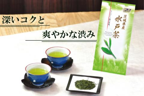 【牧ノ原】水戸市優良観光土産品！「水戸茶」三本詰合せ【お茶 おちゃ お土産 おみやげ 水戸茶 オリジナル ティータイム 熨斗 水戸市 茨城県】（BX-3）
