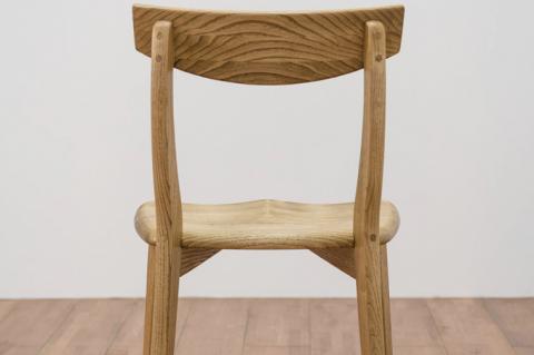 【頑固おやじ】栗の木のダイニングチェアー【家具 椅子 木製 食卓椅子 栗の木 無垢材 オイル仕上げ 水戸市 茨城県】（BV-140）