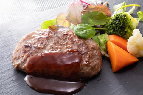 CT-2　茨城の誇る常陸牛＆ローズポークハンバーグ＜冷凍生ハンバーグ・タレセット＞