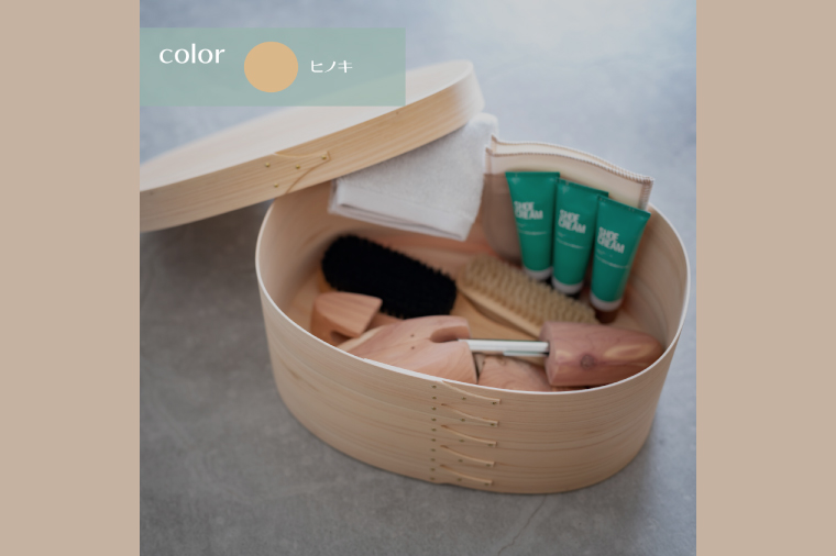 【八木沢木工】ヒノキのスーパーオーバルボックス #12【木製家具 家具 インテリア 檜 ひのき 天然木 ナチュラル 木の温もり 木目 水戸市 水戸 茨城県】（BR-142）