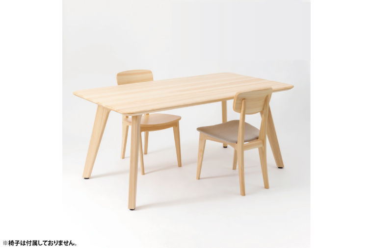 【八木沢木工】LEAF dining table (リーフダイニングテーブル)小【木製家具 家具 インテリア 檜 ひのき 天然木 ナチュラル 木の温もり 木目 水戸市 水戸 茨城県】（BR-109）