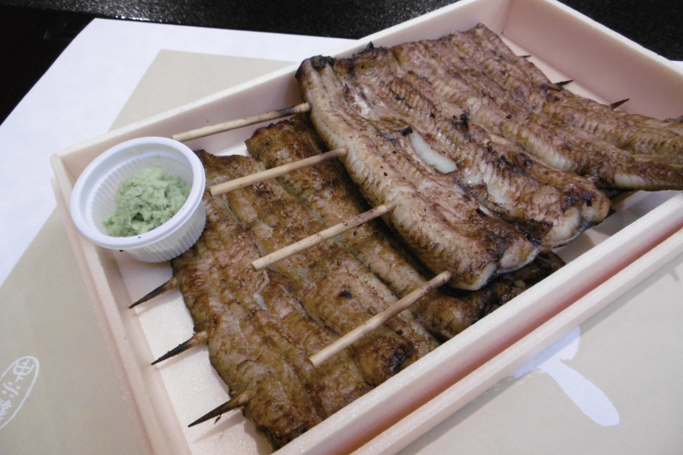 【文政５年（1822）創業 中川楼】鰻白焼２串 【鰻 ウナギ うなぎ 土用丑の日 土用 丑の日 かば焼き 蒲焼き 国産 うなぎ蒲焼 老舗】(BV-80)