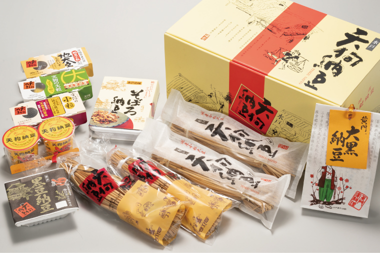 水戸天狗納豆 笹沼五郎商店 老舗自慢の９種 食べ比べセット！！【納豆 なっとう 大豆 ギフト 贈り物 セット 食べ比べ ご飯のお供 藁納豆 水戸市 水戸 茨城県  老舗 20000円以内 2万円以内】（CV-3）