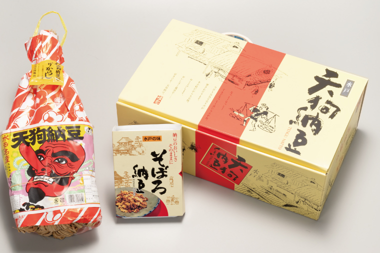 水戸天狗納豆 笹沼五郎商店 当社イチオシのわらつと納豆と切り干し大根入りそぼろ納豆人気セット【納豆 なっとう 大豆 ギフト 贈り物 セット 食べ比べ ご飯のお供 藁納豆 水戸市 水戸 茨城県  老舗 10000円以内 1万円以内】（CV-4）