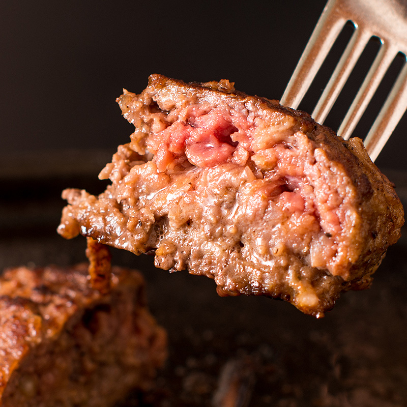 肉 常陸牛100%ハンバーグ6個＆茨城豚ロース生姜焼き500gセット 19000円 焼くだけでレストランの味 お肉 牛肉100% お歳暮 ギフト対応 人気 おすすめ 【肉のイイジマ】 水戸 茨城（DU-27）