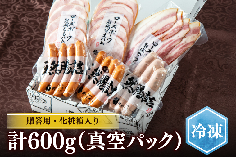IFFA金賞イイジマ工房セット600g お歳暮 ハム ソーセージ おつまみ 茨城県 水戸市（DU-91-1）