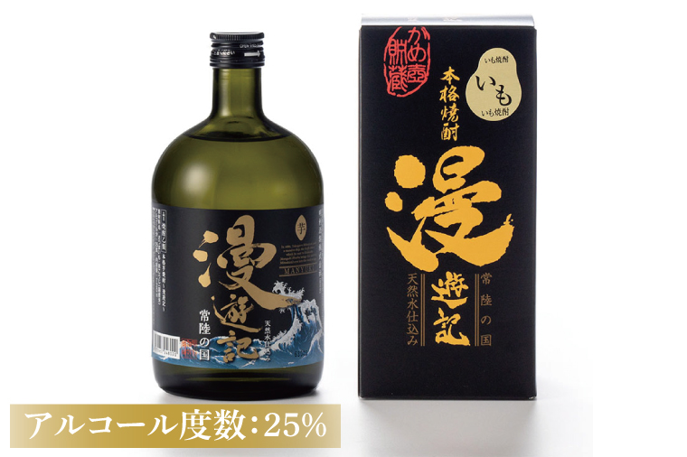 本格焼酎『漫遊記』芋 720ml 6本セット【焼酎 芋焼酎 お酒 酒 水戸市 茨城県】（DW-47）