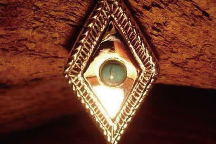 アーティスト 銀MARO『アートを身に着ける』作品名 MIRROR THE EARTH【ネックレス ペンダントトップ 手作り 水戸市 茨城県】（FB-19）