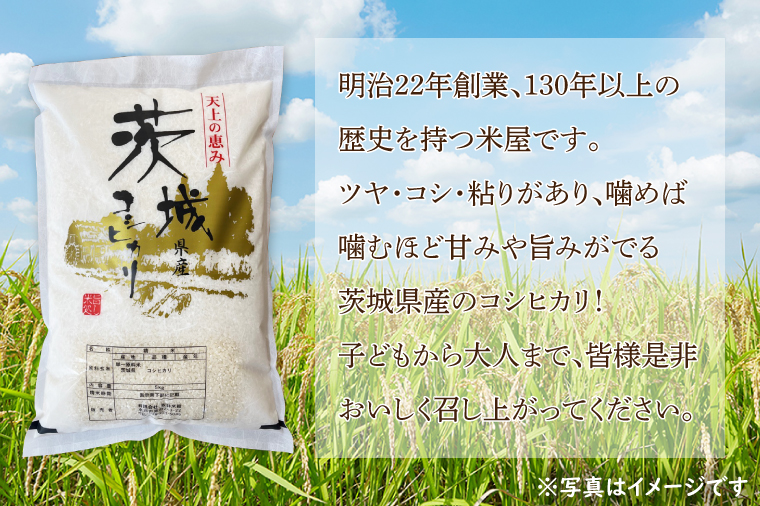 【数量限定】【令和7年産　新米】茨城県産コシヒカリ 10kg 【お米 ごはん こしひかり 老舗 米屋 おにぎり ごはん 茨城県 水戸市 10キロ】(HQ-202)