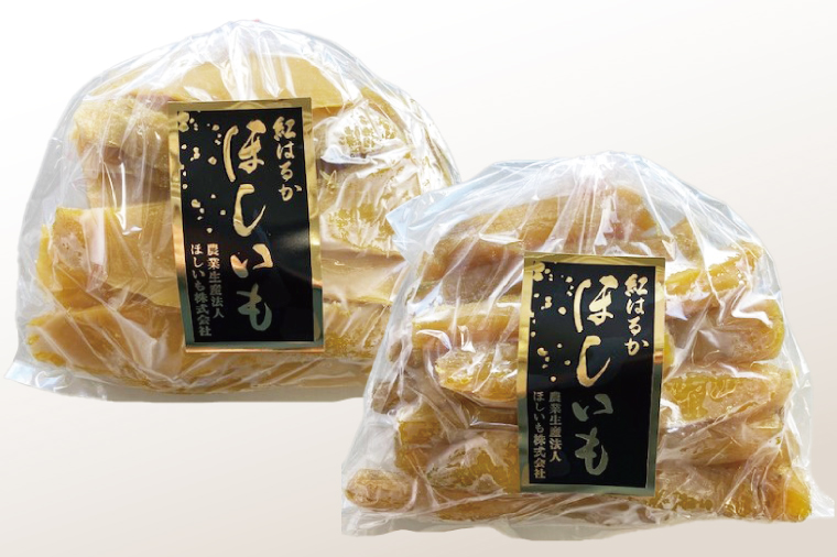 【数量限定】バラ詰め紅はるか平干し・丸干し食べ比べギフト 平干し×1kg　丸干し×1kg(2kg箱)【ほしいも 干し芋 ほし芋 さつまいも サツマイモ スイーツ 和菓子 水戸市 茨城県 20000円以内 2万円以内】（KE-8）