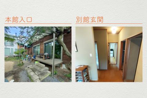 木の家ゲストハウス本館、別館１泊貸し切り宿泊券(土日祝日特定日)【旅行 交流 情報交換 出会い 仲間】(IO-106)