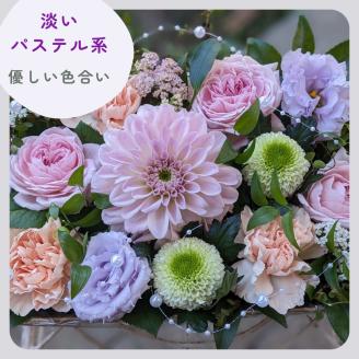 BOXアレンジ【ボックスアレンジ サプライズ 箱アレンジ フラワーアレンジ 花 お花 贈り物 誕生日 送別 母の日 ホワイトデー プロポーズ】（DR-23）
