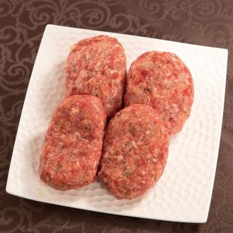 肉 詰め合わせ 常陸牛100％ハンバーグ 4個 ＆ 茨城豚ロース味噌漬け4枚セット 焼くだけでレストランの味 木箱入り 牛肉100% 16000円 お歳暮 贈答（DU-4）