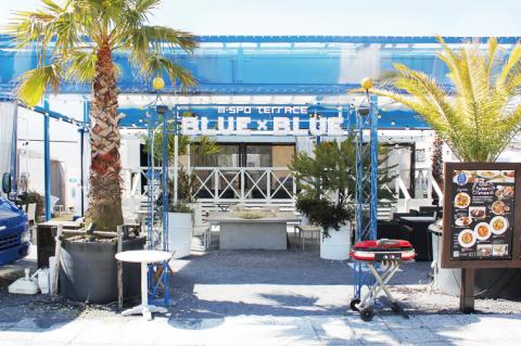 M-SPOTERRACE BLUE×BLUEお食事券5万円分 【カフェ バル グルメ BBQ 宴会 飲み会 二次会 リゾート テラス お食事 チケット 50000円分 茨城県 水戸市】（BV-3）