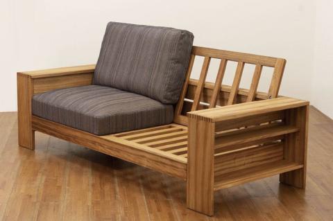 BV-54　【頑固おやじ】楠の木の3人掛けソファー