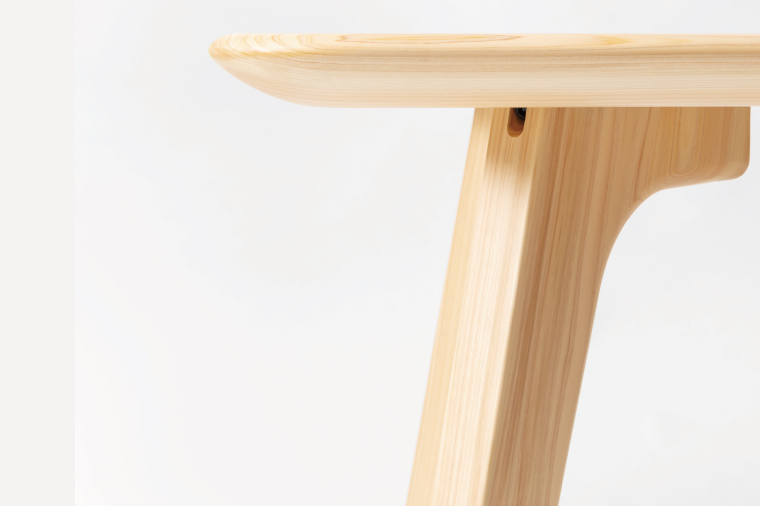 【八木沢木工】LEAF dining table (リーフダイニングテーブル)大【木製家具 家具 インテリア 檜 ひのき 天然木 ナチュラル 木の温もり 木目 水戸市 水戸 茨城県】（BR-110）