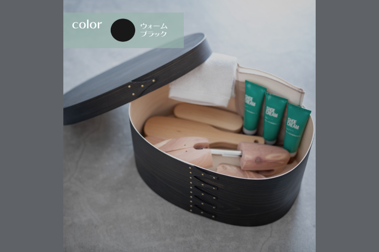 【八木沢木工】ヒノキのスーパーオーバルボックスカラー #10（ウォームブラック or ソリッドホワイト）【木製家具 家具 インテリア 檜 ひのき 天然木 ナチュラル 木の温もり 木目 水戸市 水戸 茨城県】（BR-128）