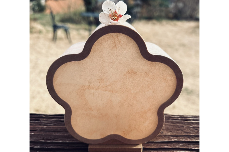 【数量限定】偕楽園梅染め 梅提灯手作りキット【提灯 LED光源 和紙 インテリア 間接照明 茨城県 水戸市 水戸 風鈴提灯 手作りキット 手作り 梅染め 偕楽園】（CX-21）