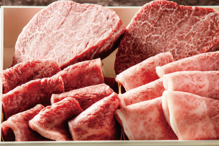 常陸牛肉重 二段重 梅香 -umekaori- タレ付き シャトーブリアン ヒレ肉 みすじ 焼き肉 すき焼き しゃぶしゃぶ ステーキ お歳暮 ギフトセット 内祝い お祝い 出産 結婚 茨城県 水戸市(DU-21)