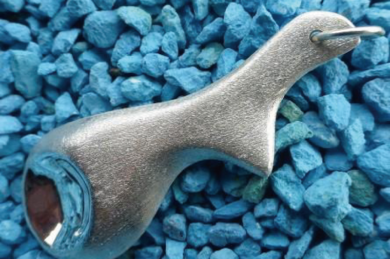 アーティスト 銀MARO『アートを身に着ける』作品名 守護の神器（DP)【ネックレス ペンダントトップ 手作り 水戸市 茨城県】（FB-16）