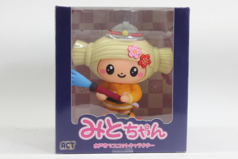 【数量限定】水戸市マスコットキャラクター「みとちゃん」　消防士PVCフィギュア　約8.5cm【限定生産 限定品 希少 マスコット キャラクター みとちゃん フィギュア 消防士PVC 10000円以下】（LM-1）