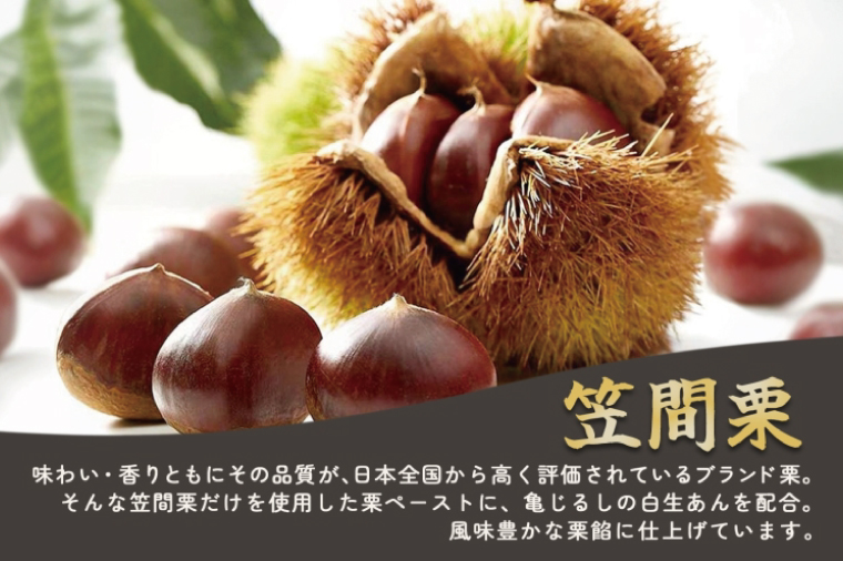 笠間栗のパイまんじゅう 5個入り【和菓子 笠間栗 栗 マロン パイ まんじゅう 饅頭 スイーツ お茶請け おやつ 手土産 お取り寄せ ギフト グルメ 贈答 常温 亀印製菓 茨城県 水戸市】（MP-9)