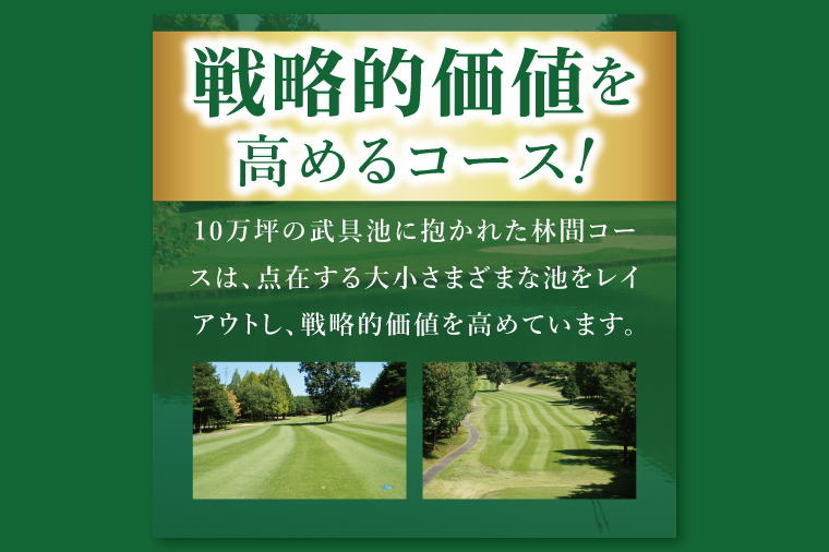 浅見ゴルフ倶楽部 利用券 3,000円分【名匠 浅見緑蔵設計 ゴルフ チケット  体験 券  トーナメントコース クラブハウス 茨城県 水戸市 】(OA-1)