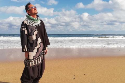 アーティスト 銀MARO『アートを身に着ける』作品名　銀守『IRON　HEART』(小)　ペンダントトップ（FB-1）