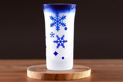 RIKKA 120【雪の結晶 六花 グラス コップ ガラス 彫刻 プレゼント ギフト 就職祝い 誕生日 父の日 母の日 結婚祝い 新築祝い和風 耐熱】（HW-7）