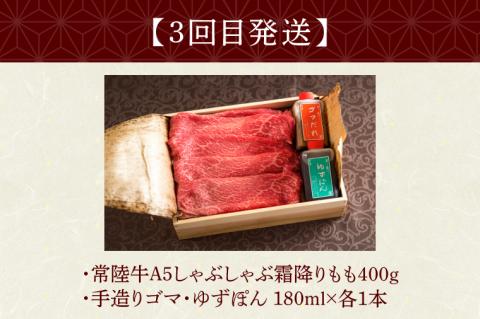 【定期便 全3回】 常陸牛 3ヶ月 定期便 Bコース 食べ物 肉 常陸牛ハンバーグ 10個 無添加 冷凍 焼き肉 カルビ 焼肉 しゃぶしゃぶ ギフト セット ふるさと納税 【肉のイイジマ】 茨城県(DU-104)