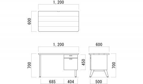 【八木沢木工】ヒノキのスタディデスク 引き出し付き ※離島への配送不可（北海道、沖縄本島は配送可）【木製家具 檜 ひのき 天然木 ナチュラル 木の温もり 木目 子ども  こども 子ども部屋 学習机  机  リモート おうち時間】（BR-103）