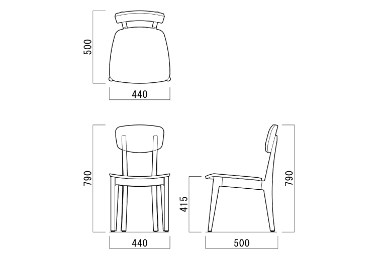 【八木沢木工】LEAF dining chair (リーフダイニングチェア)【木製家具 家具 インテリア 檜 ひのき 天然木 ナチュラル 木の温もり 木目 水戸市 水戸 茨城県】（BR-116）