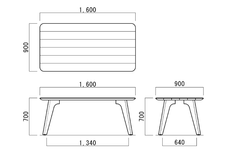 【八木沢木工】LEAF dining table (リーフダイニングテーブル)小【木製家具 家具 インテリア 檜 ひのき 天然木 ナチュラル 木の温もり 木目 水戸市 水戸 茨城県】（BR-109）