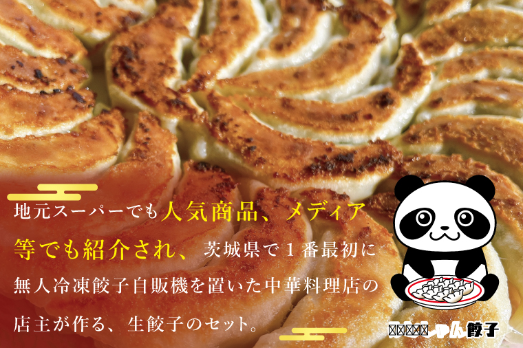 旨味たっぷり！本場プロの中華料理人が作る みとしゃん生餃子 40個【香香 シャンシャン 中華 人気 老舗 焼き餃子 冷凍 ぎょうざ ギョーザ シューマイ簡単調理 惣菜 おかず 水戸市 茨城県】（CS-2）