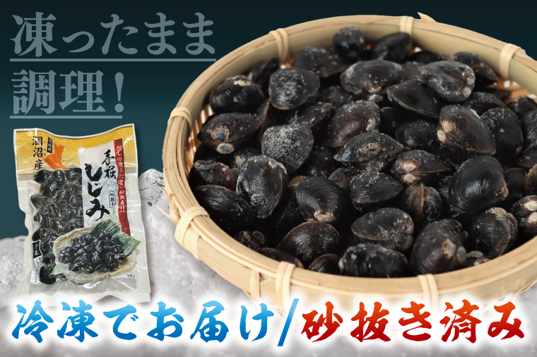 【全6回隔月定期便】茨城県涸沼川産 だしの濃さに違いが出る！手掘しじみ（砂抜き）150g×５個（750g）【涸沼川 シジミ オルニチン 味噌汁 スープ 茨城県 水戸市】（MS-5）