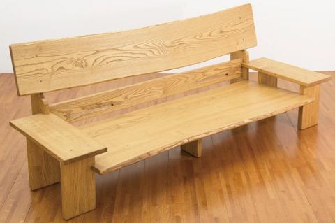 BV-44　【頑固おやじ】栗の木の3人掛けソファー