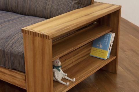 BV-54　【頑固おやじ】楠の木の3人掛けソファー