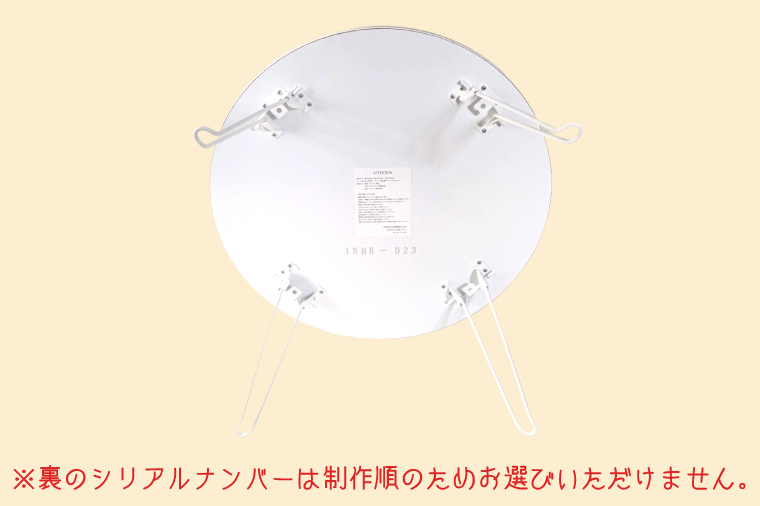 消火栓標識テーブル　WHITE【テーブル センターテーブル ローテーブル 折り畳み 折り畳みテーブル 標識 リメイク 消火栓 消火栓標識 リメイク 標識リメイク】（BF-4）