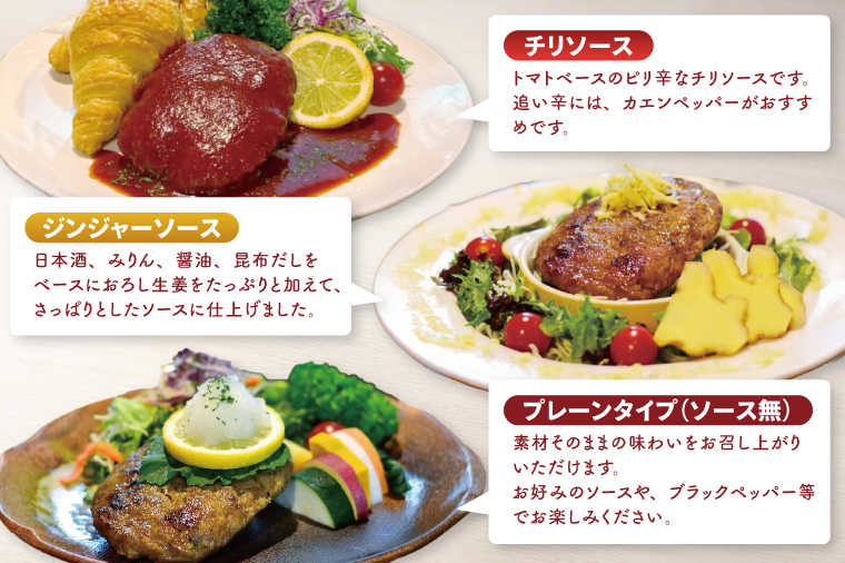 リトルリンダの冷凍ハンバーグ5種類入り(200g×5)ギフトボックス【常陸牛 国産牛 味わいポーク 時短 簡単料理 水戸市 茨城県】(NC-1)