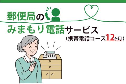 DV-9　郵便局のみまもりでんわサービス(携帯電話コース１２か月)